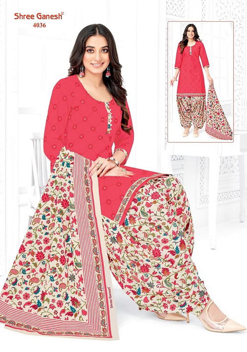 Shree Ganesh Hansika Vol 20 Patiyala Cotton Dress Material
